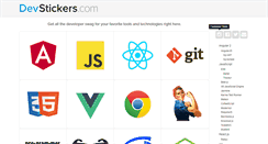 Desktop Screenshot of devstickers.com