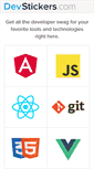 Mobile Screenshot of devstickers.com